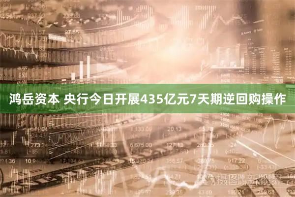 鸿岳资本 央行今日开展435亿元7天期逆回购操作