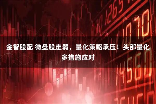 金智股配 微盘股走弱，量化策略承压！头部量化多措施应对